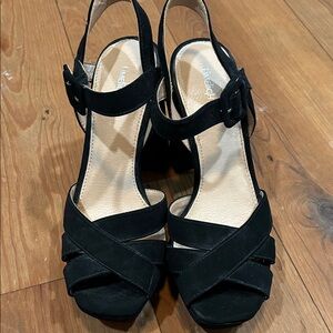 Elegant Black Strappy Heels
